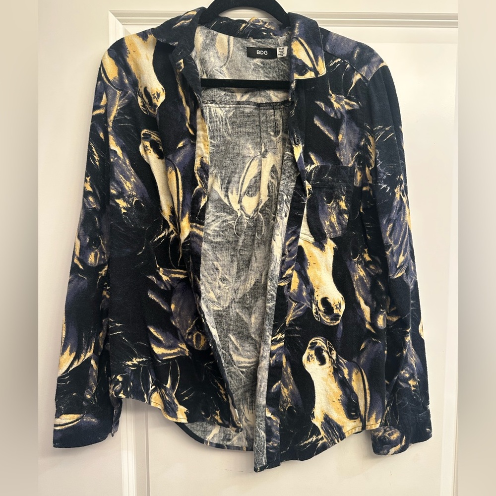 Urban Outfitters Button Down Horse Blouse